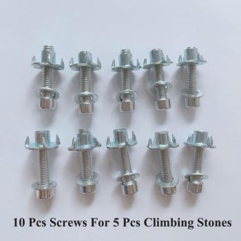 Colorful Rock Climbing Hand & Foot Holds