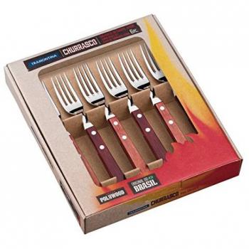 Boîte 6 fourchettes Tramontina Jumbo rouge