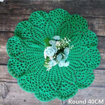 Christmas Crochet Flower Table Mats