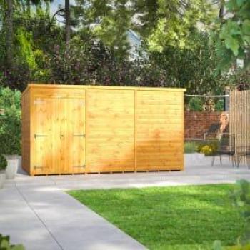 Powersheds 12x6ft Windowless Double Door Shed