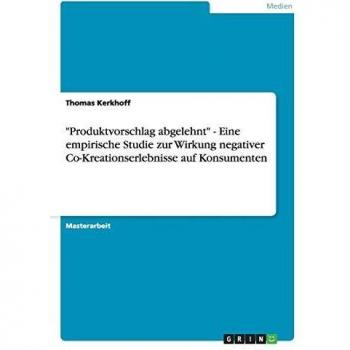 Produktvorschlag abgelehnt