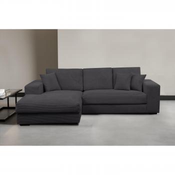 WERK2 Ecksofa Eden L-Form Anthrazit
