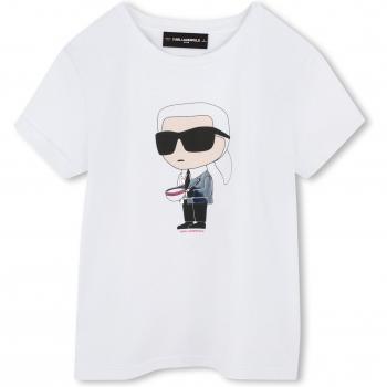 Blanc Karl Lagerfeld T-shirt fille 5A kids