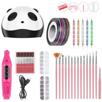 Nail Extension UV LED Lamp with Electric Drill and Manicure Tools