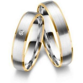 MARRYA Damen-Fingerband 333 Bicolor