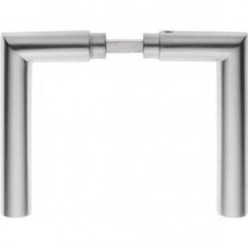 Maniglia Porta con Guarnizione 108H Inox F00 Mandrino Quadrato 10 mm