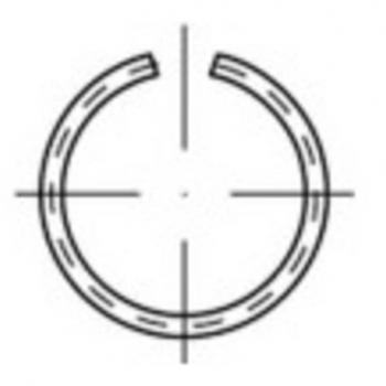 Anelli di Montaggio ToolCraft 16 mm DIN 7993 Acciaio