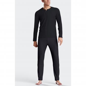 Pijama Largo de Hombre en Algodón Modal