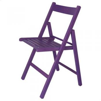Fauteuil pliante violet Lilas Wellhome