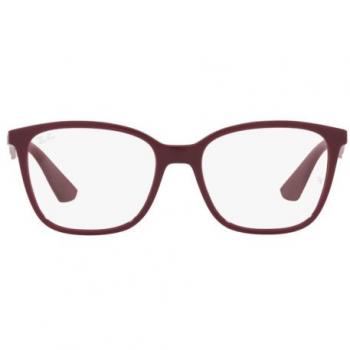 Ray-Ban Rx7066 col. 8099 Unisex Brille Rechteckig Bordeaux