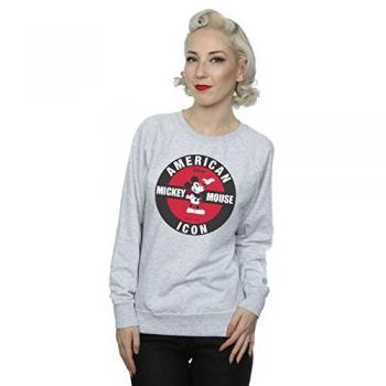 Disney Mickey Mouse Signature Grey Sweatshirt (Women)