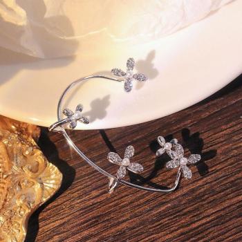 Boucles d'oreilles en perles avec clips pour femmes