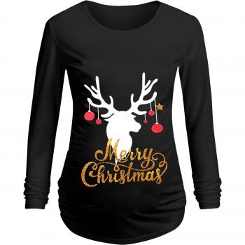 Camiseta Premama Noël à manches longues