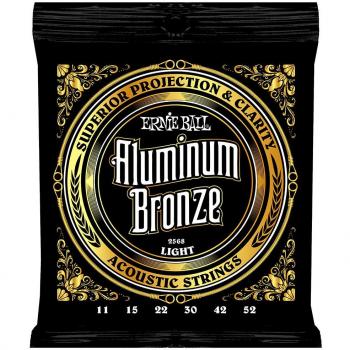 Ernie Ball P02568 Bronze Light Acoustic Guitar Strings Aluminum