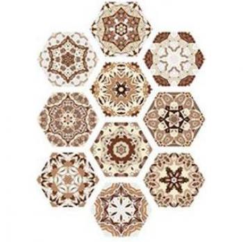 10pcs Waterproof Self-Adhesive Backsplash Stickers for Kitchen and Bathroom 7.9x9