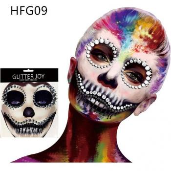 Big Mouth Clown Face Body Painting Decal – Party Accessory