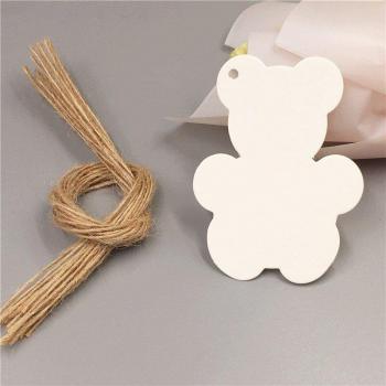 Cartes Étiquettes Ourson pour Mariage et Gâteaux