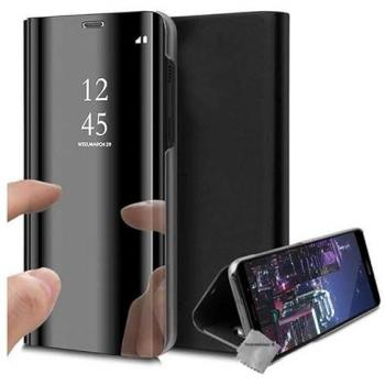 Étui porte‑portefeuille et miroir Clear View – Samsung S21 Plus 5G (Noir)
