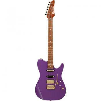 Ibanez Lari Basilio LB1 Electric Guitar, S-TECH WOOD Roasted Birdseye Maple, Violet