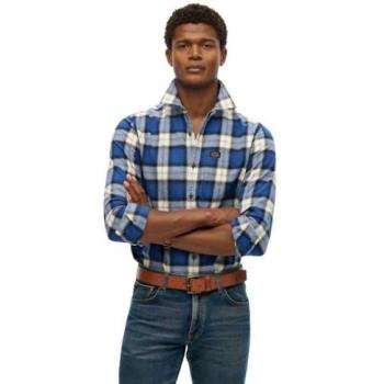 Superdry Blue Lumberjack Shirt – Vintage Rodrick Check (M)