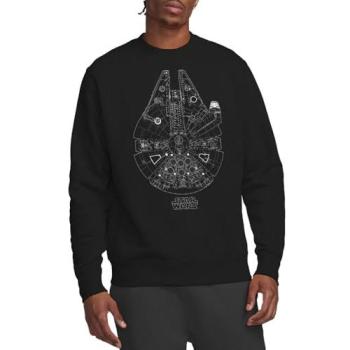Star Wars Millenium Line Black XL Sweatshirt
