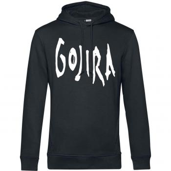 Gojira Hoodie : Woodblock Whales – Noir – Disponibilité S‑XXL – Homme