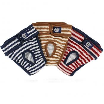 Culottes pour chiens à rayures, ensemble de 10