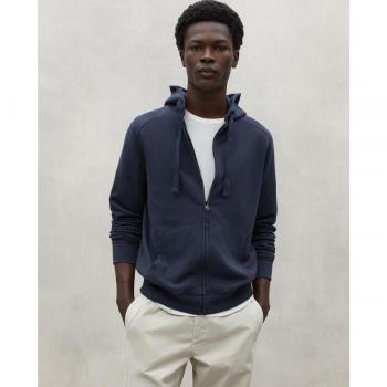 Felpa Uomo Ecoalf con Cappuccio Rena Deep Navy