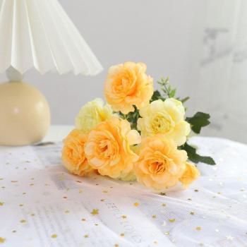 Artificial Pink Peony Wall Decor with Plant Leaves for Mother's Day