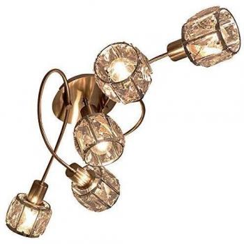Five‑Arm Josefa Steel Ceiling Light, Semi‑Flush, 3000K