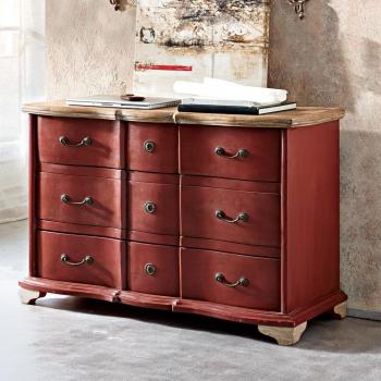 Aiguillon-Schrank mit 4 Schubladen – Braun