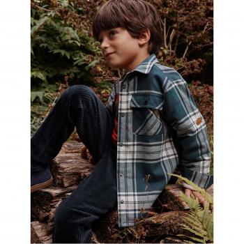 Chemise à Carreaux Doublée Sherpa pour Garçon