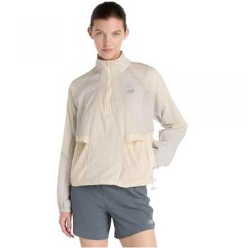 New Balance Better Run Water Resistant Beige Donna – Giacca L
