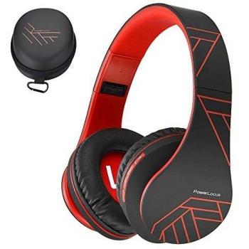 PowerLocus Foldable Headphones with Micro SD/TF