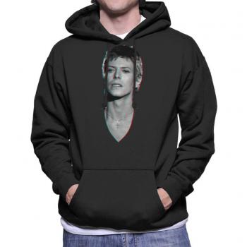 Black 1977 David Bowie TV Times Men’s Hoodie
