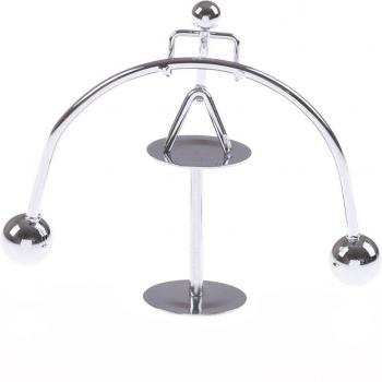 Kinetic Weightlifting Perpetual Motion Sculpture