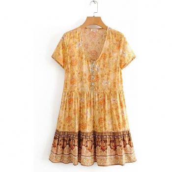 Everkaki Gypsy Print Dress