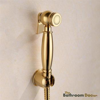 Ensemble douche-bidet en or, pulvérisateur à main avec kit robinet Shattaf 02-088