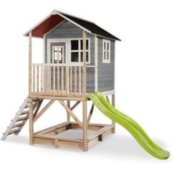 EXIT Loft 500 Holzspielhaus mit Rutsche