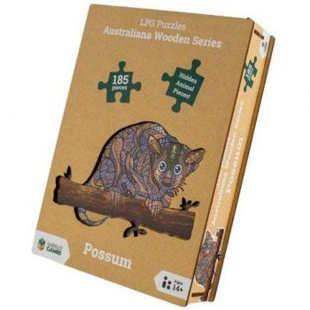 Enigma Australiano de Madera Serie 01 con Tema Possum