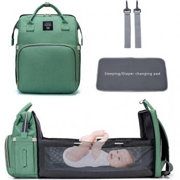 Lequeen LPB22 Waterproof Nappy Backpack with Changing Pad and Hooks