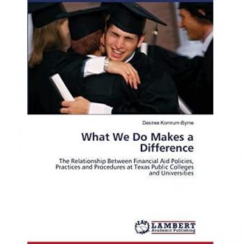 What We Do Makes a Difference: The Relationship Between Financial Aid Policies, Practices and Procedures at Texas Public Colleges and Universities
