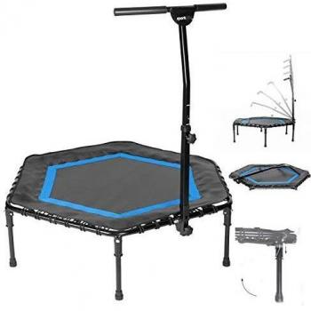 SportPlus Fitness Trampolin für Erwachsene, Modell SP-T-111F-R