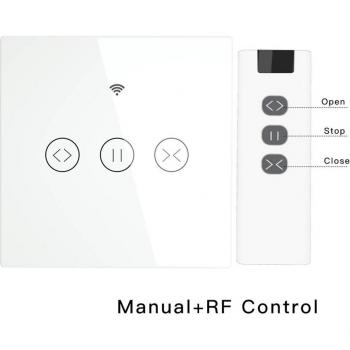 Interruptor de persiana inteligente RF táctil con Alexa