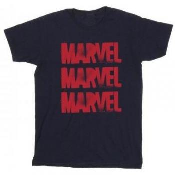 T-shirt pour filles Marvel avec impression rouge