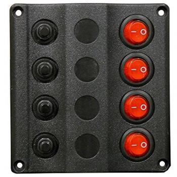 Pannello elettrico Wave 4 con 4 interruttori
