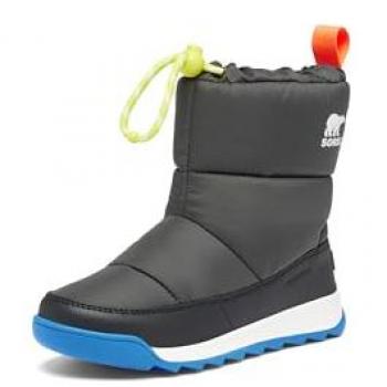 Sorel Wasserdichte Kinder-Schneeschuhe Whitney II Plus Puffy Grau