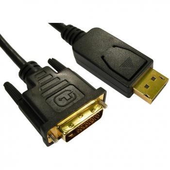 Cables Direct DisplayPort to DVI 1m DVI-D Black