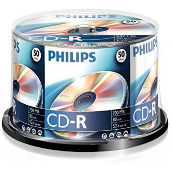 0 Philips CD-R 80Min 700MB 52x Spindel