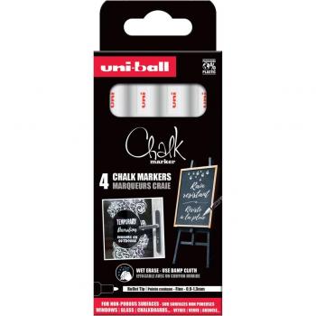Uni-ball Kreidemarker 4er Etui